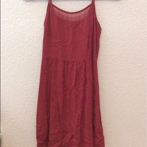 H&M Divided Red Mesh Mini Dress Size 2 XS